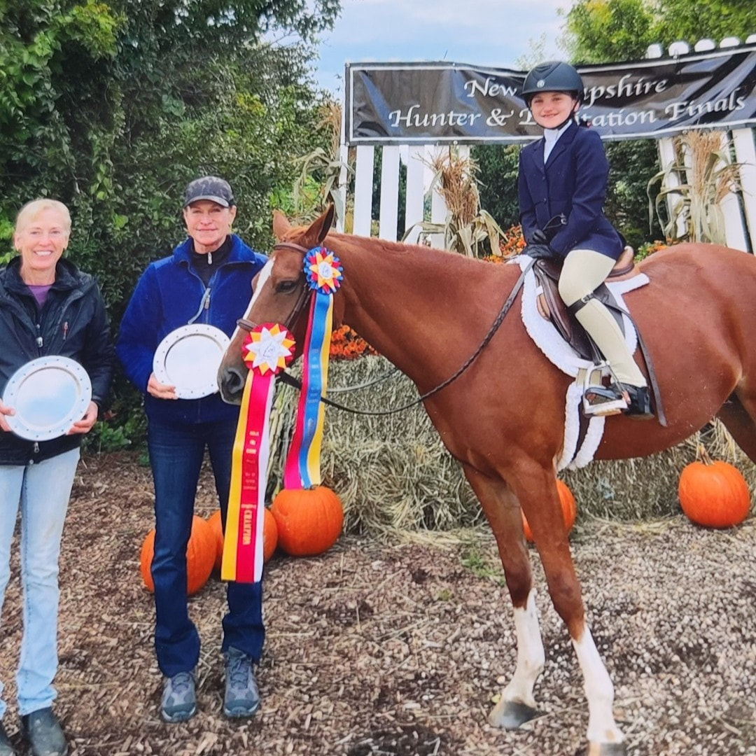 distinctive charm with championship ribbons